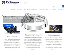 Tablet Screenshot of pantbanken.info